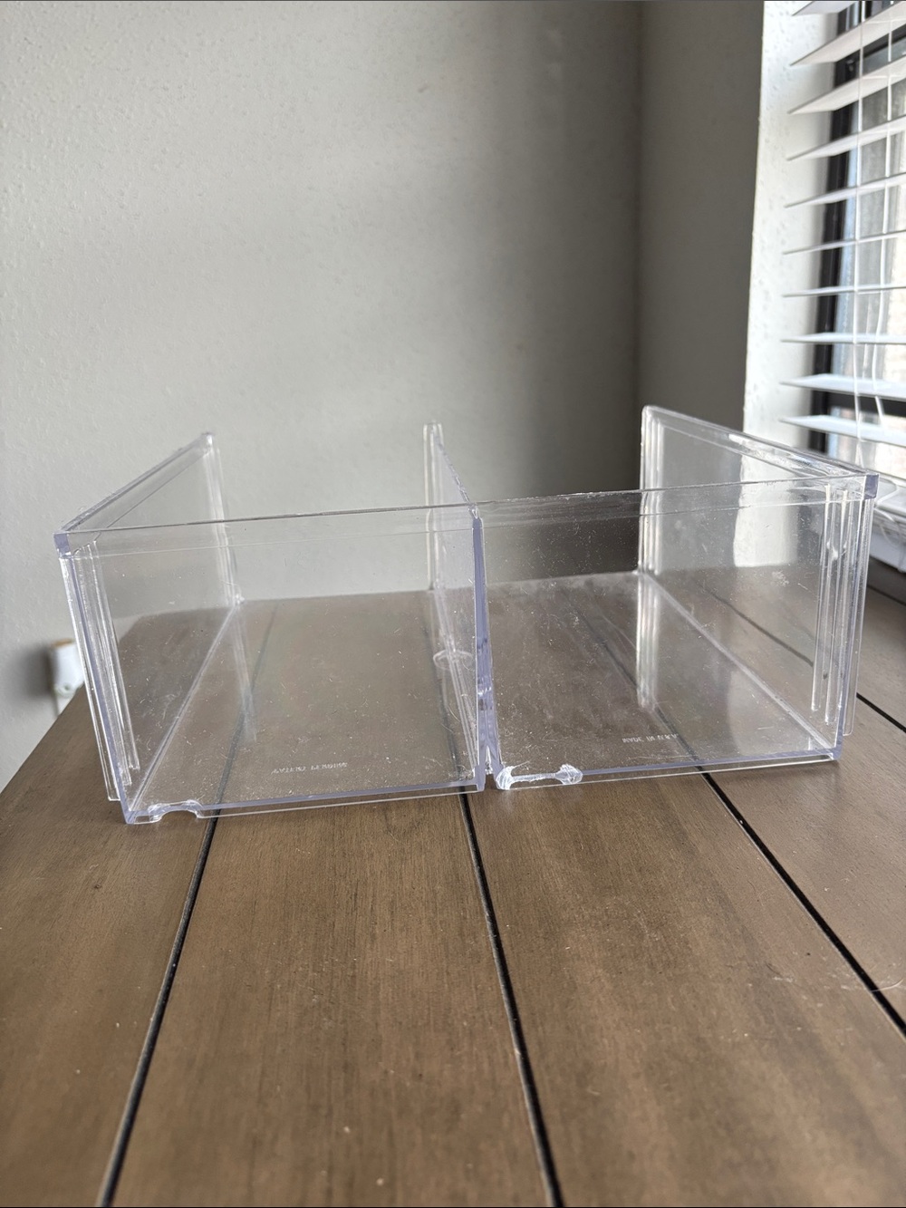 Clear Plastic Stackable Shoe Organizer Bin - Picture 2 of 5